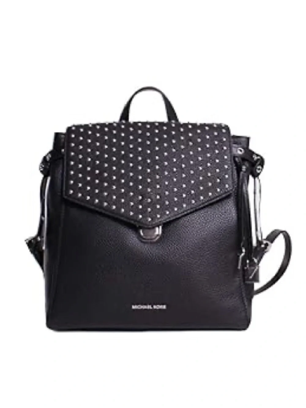 Michael‎ Kors Bristol Medium Studded Leather Black Backpack